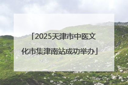 2025天津市中医文化市集津南站成功举办